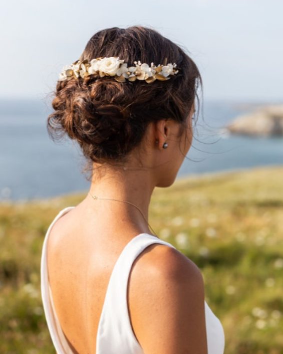 Styles De Chignons Pour Mon Mariage Les Fleurs Dupont