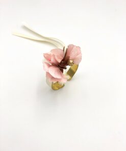Bracelet jonc en fleurs stabilisées Phyra - Les Fleurs Dupont